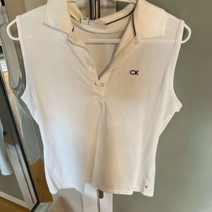 CK sleeveless golf top